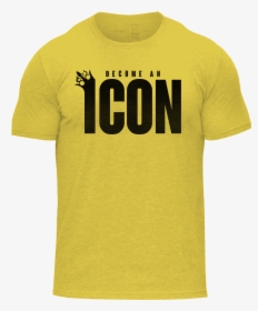 Printful Apparel & Accessories Shirt Yellow / S Become - T-shirt, HD Png Download, Transparent PNG