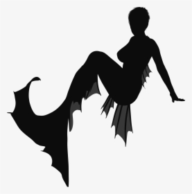 Mermaid Transparent Icons Png - Mermaid Silhouettes Transparent Background, Png Download, Transparent PNG