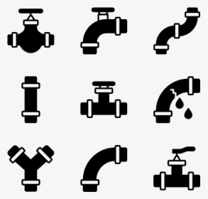 Pipes And Water Flow - Plumbing Pipe Vector Png, Transparent Png, Transparent PNG