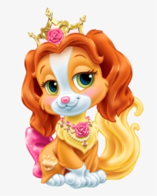 Ariel Belle Snow Dog Rapunzel White Puppy Clipart - Disney Palace Pets Teacup, HD Png Download, Transparent PNG