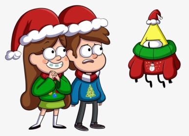 Transparent Christmas Party Clip Art - Gravity Falls Christmas Sweater, HD Png Download, Transparent PNG