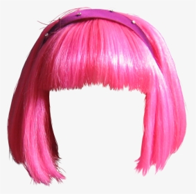 Wig Transparent Images - Lazy Town Stephanie Wig, HD Png Download, Transparent PNG