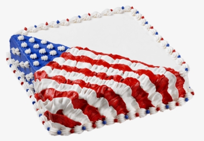 Square Flag Ice Cream Cake - 4th Pf July Cake Squre, HD Png Download, Transparent PNG