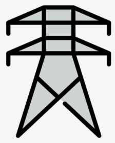 Electric Power Icons Transmission High Electricity - Drawing Picture Of Star, HD Png Download, Transparent PNG