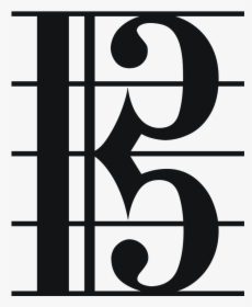 C4 On Tenor Clef, HD Png Download, Transparent PNG