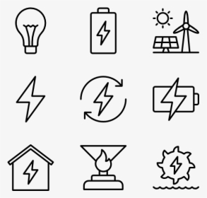 Energy - Renewable Energy Icons, HD Png Download, Transparent PNG
