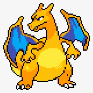 Pokemon Yellow Charizard Sprite, HD Png Download , Transparent Png ...