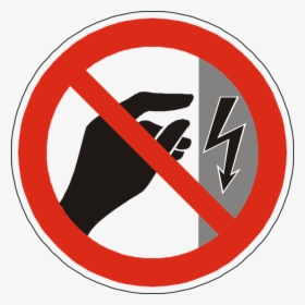 Danger, Electricity, Touch, Sign, Symbol, Icon - Osh Sign Or Symbol In The Workplace, HD Png Download, Transparent PNG