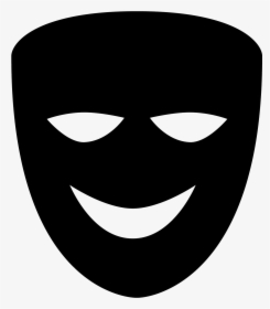 Theater Vector Laughing Mask - Icono De La Comedia, HD Png Download, Transparent PNG