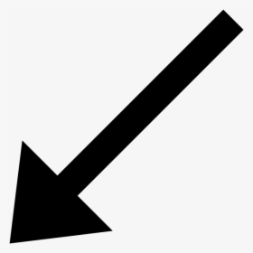 This Is An Arrow - Arrow Pointing Diagonally Down Left, HD Png Download, Transparent PNG