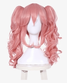 Fate Extella Link Tamamo No Mae Cosplay Wig - Anime Cosplay Pink Hair, HD Png Download, Transparent PNG