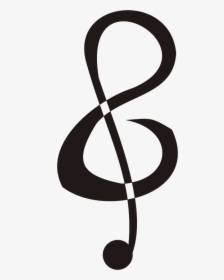 Cartoon Treble Clef - Animated Treble Clef Gif, HD Png Download, Transparent PNG