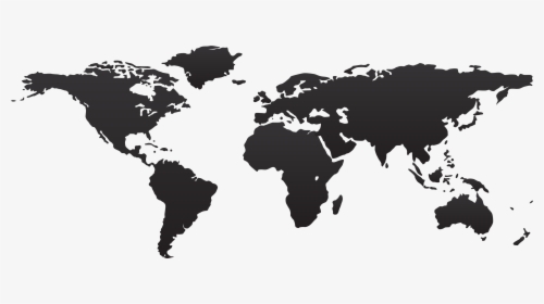 Grab And Download World Map Icon Png - World Map Flat Png, Transparent Png, Transparent PNG