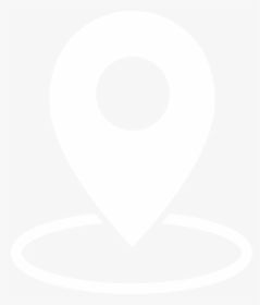 White Location Icon Png, Transparent Png, Transparent PNG