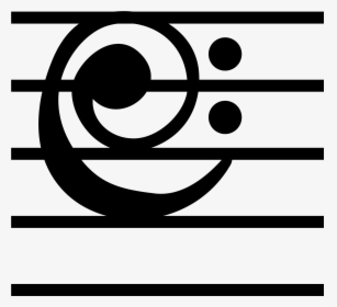 Old Bass Clef Notation , Png Download - Old Fashioned Bass Clef, Transparent Png, Transparent PNG