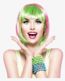 Transparent Pink Wig Png - Belleza Sorprendida, Png Download, Transparent PNG
