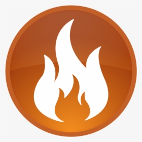 Fire In Circle Logo, HD Png Download, Transparent PNG