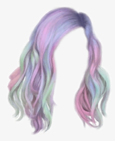 #hair #hairstyle #unicorn #unicornhair - Unicorn Hair Png, Transparent Png, Transparent PNG