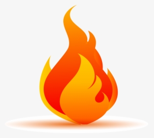 Cartoon Flame Vector Elements Png Download - Transparent Background Fire Image Cartoon, Png Download, Transparent PNG