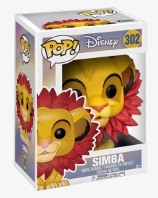 Funko Pop Disney The Lion King Simba With Mane - Disney Funko Pop Simba, HD Png Download, Transparent PNG