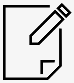 Document Write - Edit Icon Material Design, HD Png Download, Transparent PNG