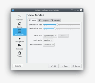 View Modes Settings - Import Files To Google Drive, HD Png Download, Transparent PNG