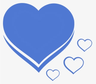 Heart Blue Azul Svg Clip Arts - Heart Clipart, HD Png Download, Transparent PNG