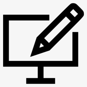Write Pc Icon Png, Transparent Png, Transparent PNG