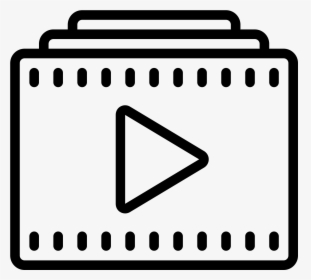 Video Playlist Icon - Video Content Icon, HD Png Download, Transparent PNG