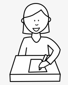 Big Image - Easy Drawing Of A Student, HD Png Download, Transparent PNG
