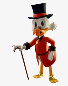 Cartoon,action Figure,toy,decorative Nutcracker,animated - Scrooge Mcduck 3d Model, HD Png Download, Transparent PNG