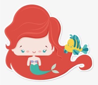 Clip Art The Little Mermaid Art - Sereia Ariel Pequena, HD Png Download, Transparent PNG