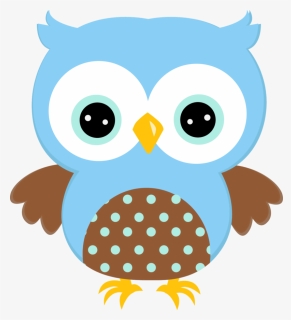 Owls Clipart Sleeping - Blue Owl Clipart, HD Png Download, Transparent PNG