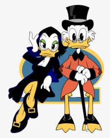 Transparent Scrooge Mcduck Clipart - Ducktales Magica And Scrooge, HD Png Download, Transparent PNG