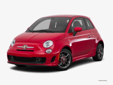 Red Fiat Png Image Background - Fiat 500 Abarth 2016, Transparent Png, Transparent PNG