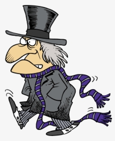 Transparent Ebenezer Scrooge Clipart - Cartoon Scrooge Christmas Carol, HD Png Download, Transparent PNG