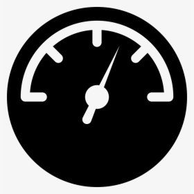 Speedometer Circular Tool Symbol - Over Speed Alert Icon, HD Png Download, Transparent PNG