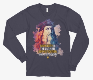 Leonardo Da Vinci - T-shirt, HD Png Download, Transparent PNG