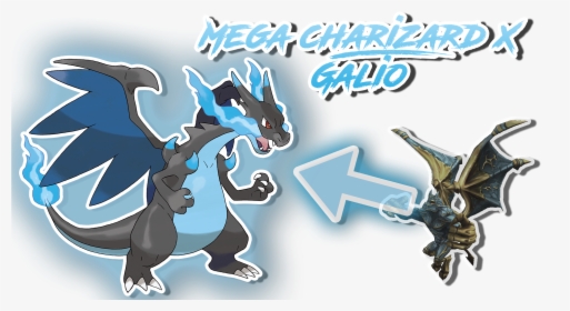 Mega Charizard X Galio Map Skins - Pokemon Mega Charizard, HD Png Download, Transparent PNG