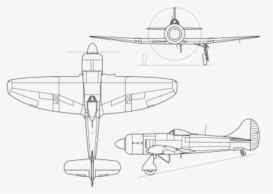 World War 2 Plane Blueprints, HD Png Download, Transparent PNG