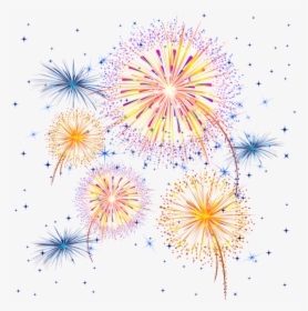 Fireworks - Transparent Background Fireworks Clipart, HD Png Download, Transparent PNG