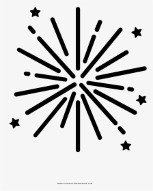 Firework Coloring Page - Firework Icon, HD Png Download, Transparent PNG