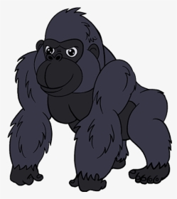 Gorilla Drawing Terk Cartoon - Gorilla Cartoon Drawing, HD Png Download, Transparent PNG
