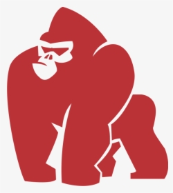 Svg Royalty Free Library Ape Clipart Gorilla Mask - Chubby Gorilla Logo, HD Png Download, Transparent PNG