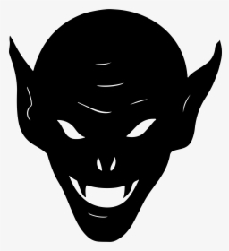 Monster Head Png - Goblin Clip Art Black And White, Transparent Png, Transparent PNG