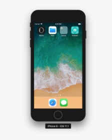 Iphone 7 Black Crack, HD Png Download, Transparent PNG