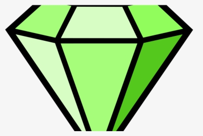 Green Diamond Clipart - Transparent Background Diamond Clip Art, HD Png Download, Transparent PNG