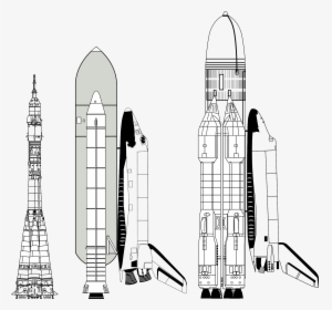 Drawing Spaces Space Craft - Buran Shuttle, HD Png Download, Transparent PNG