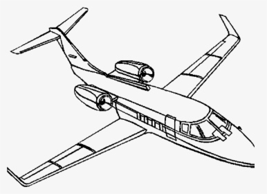 Transparent Plane Drawing Png - Jet Plane Colouring, Png Download, Transparent PNG