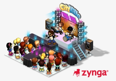 Enrique Cityville Stage - Concert Stage Cartoon Png, Transparent Png, Transparent PNG